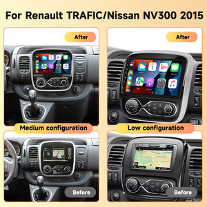 Hikity Qualcomm 8 Core 9 ''Audio de <span class=keywords><strong>voiture</strong></span> pour <span class=keywords><strong>Renault</strong></span> TRAFIC/Nissan NV300 2015 4 + 64 <span class=keywords><strong>sans</strong></span> fil Carplay Android Auto WiFi 4G ventilateur de refroidissement - Product Image 5