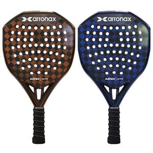 Raqueta de Pádel Profesional Arronax PRO 5 de Fibra de Carbono con Empuñadura de Silicona, Patrones Personalizables y Diseño Ligero - Product Image 2