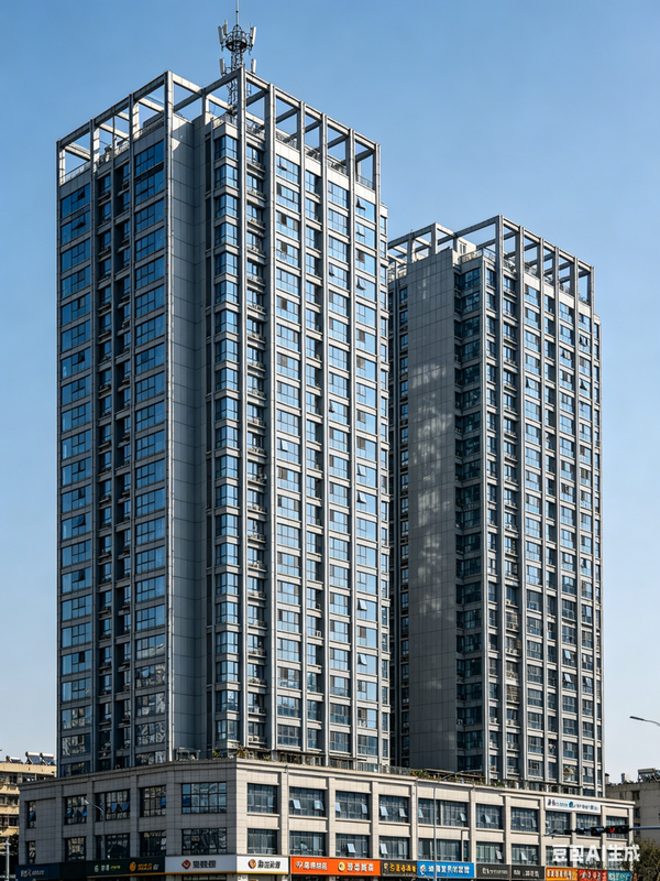 High Rise Steel Structure Mixed Use