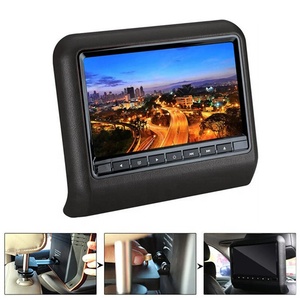 Reposacabezas trasero para asiento de coche de 9 pulgadas, espejo retrovisor, reproductor Multimedia, pantalla LCD, Control remoto, transmisor FM para juegos para reproductor AV - Product Image 3