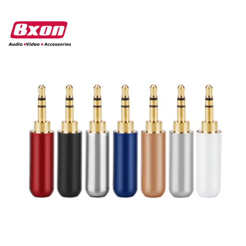 Gold Plated 2.5mm Stereo Headset Plug 3 Pole 2.5 mm Audio Plug Jack Adaptor Connector