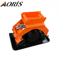 Compacteur à plaques vibrantes hydrauliques PERMCO à fort impact pour excavatrice de 5 à 9 tonnes