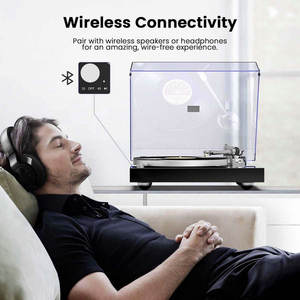 Tocadiscos Hi-Fi BT con Plato de Aluminio Fundido a Presión, Cartucho de Imán Móvil, Reproductor de Vinilo para el Hogar y el <span class=keywords><strong>Estudio</strong></span> - Product Image 5