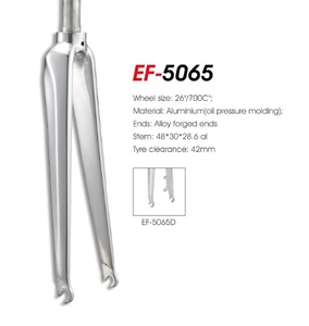 Hợp kim nhôm xe đạp phía trước ngã ba, xe đạp cứng nhắc ngã ba 20 '', 24'',26 '', 700C, phụ tùng xe đạp đường - Product Image 3