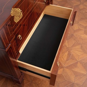 Hoàng Gia cổ điển ngực của <span class=keywords><strong>4</strong></span> ngăn kéo gỗ rắn cao hơn ngăn kéo vít quá trình Tủ trang trí phòng khách phòng ngủ biệt thự khắc - Product Image 3