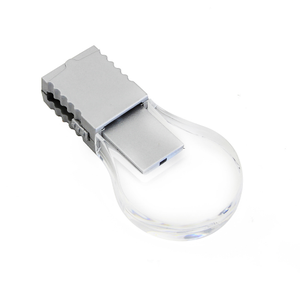 Power Plant Event Giveaway Gift Logotipo personalizado 4GB 8GB 16GB Acrílico Bombilla Lámpara Forma Cle Usb Flash Memory Stick Drive - Product Image 1