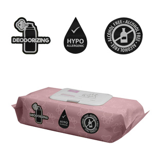 Pet Toalhetes Molhados Grooming <span class=keywords><strong>Dog</strong></span> Wipes Soft Descartável Não-tecido Limpeza Pet Wipes - Product Image 4