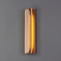 Applique murale LED de luxe léger, style post-moderne minimaliste, en acier inoxydable or rose, pour salon, fond de scène, villa et chambres d'hôtes