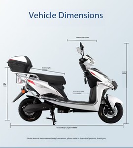 Meilleures ventes 2025 : Motos électriques haute performance 800W-1000W pour adultes, avec double rétroviseur, moteur 2000W, 60V-48V - Product Image 5