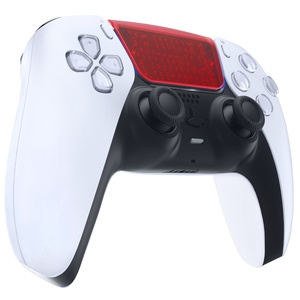 EXtremeRate Custom Clear <b>Red</b> Part Touch Pad Replacement Touchpad for <b>Ps5</b> <b>Controller</b> BDM-010/020/030/040/050 - Product Image 4