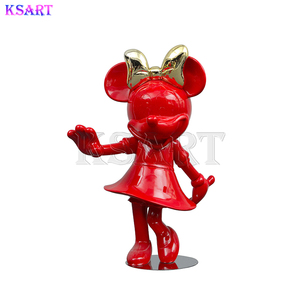 Estatua <span class=keywords><strong>de</strong></span> fibra <span class=keywords><strong>de</strong></span> vidrio <span class=keywords><strong>de</strong></span> <span class=keywords><strong>Mickey</strong></span> Mouse, minifigura <span class=keywords><strong>de</strong></span> Minnie <span class=keywords><strong>de</strong></span> alta gama, escultura <span class=keywords><strong>de</strong></span> resina <span class=keywords><strong>de</strong></span> <span class=keywords><strong>Disney</strong></span>, artesanías - Product Image 2