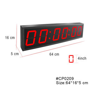 CHEETIE CP19 Grand Écran <span class=keywords><strong>Sport</strong></span> <span class=keywords><strong>Chronomètre</strong></span> Bouton Rock Formation Minuterie Troupes Escalade Horloge Murale - Product Image 2