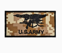 Écusson brodé en toile écologique Navy SEALs pour badge de moral tactique, brassard, uniforme, veste, sac à dos