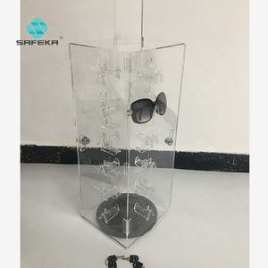 Custom Rotating Counter Top Sonnenbrillen Display Stand Umwelt freundliche Metall Holz Rack für optische Acryl gläser <span class=keywords><strong>Shop</strong></span> Holder Carton - Product Image 4