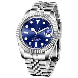 Drioshipping Trung Quốc Nhà Máy Ngày Chỉ 39Mm Sapphire Glass Luminous Diver Tự Động Nh35A Người Đàn Ông Sang Trọng Đồng Hồ Cơ Khí - Product Image 2