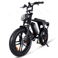 Vélo électrique à pneus larges FLM V8 20 pouces, 48V 250W/750W/1000W, frein hydraulique, pour adultes, entrepôt étranger