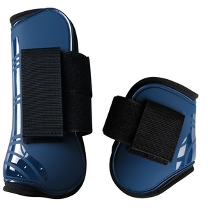 聚氨酯材料加厚内垫马腿保护器，带钩环紧固件障碍马蹄铁，缓冲效果好 - Product Image 5