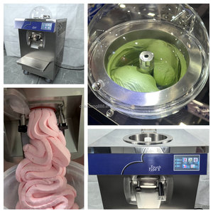 Machine à glace artisanale 30L/h, 5 programmes, pour gelato, sorbet, slush et yaourt glacé, idéale pour les cafés - Product Image 4