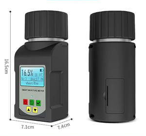 เครื่องวัดความชื้นเมล็ดพืชแบบพกพา GOYOJO สำหรับ 25 ชนิดของธัญพืช ข้าวสาลี ข้าวโพด กาแฟ ความแม่นยำสูง พร้อมระบบชดเชยอุณหภูมิและบันทึกข้อมูล - Product Image 1