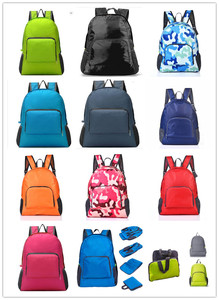 A buon mercato di nylon impermeabile zaino con il sacchetto di spalla scoperta casuale di viaggi di scuola pieghevole zaino di modo zaino zaino - Product Image 3