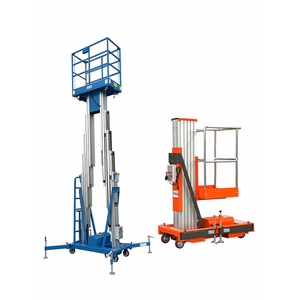 Fabrieksdirect hydraulische hoogwerker met aluminium mast, 6m werkhoogte, 150kg draagvermogen - Product Image 3