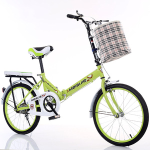 Bicicleta Plegable Mini de 20 Pulgadas para Adultos, de Una Velocidad, con Horquilla de Acero Económica, Hecha en China, Portátil, para Desplazamientos Diarios, Unisex - Product Image 1