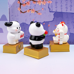 Série de figurines en résine pour le bureau, boîte mystère, figurine mignonne, décoration de bureau, cadeau - Product Image 4