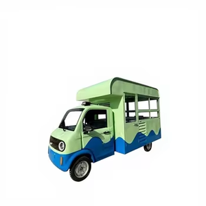 Food Truck Tricycle Electric Small Food Truck Food Van Ice Cream Carts Motorcycle 3 Wheel Car - Product Image 1