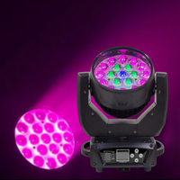 Fabrikpreis Großhandel 19 Stück 15W RGBW 4-in-1 Bühnenlicht Moving Head Zoom Wash Light für DJ Disco LED-Beleuchtung