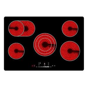 <span class=keywords><strong>Plaque</strong></span> chauffante électrique vitrocéramique <span class=keywords><strong>de</strong></span> grande taille <span class=keywords><strong>80</strong></span> 90 <span class=keywords><strong>cm</strong></span> à 5 brûleurs européens - Product Image 6