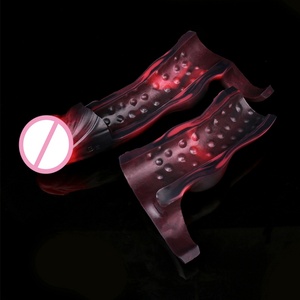 Extensor de Pene Vibrador de Silicona, Condón Reutilizable, Funda para Pene, Anillo para Retrasar la Eyaculación, Juguetes Sexuales para Hombres y Parejas - Product Image 4