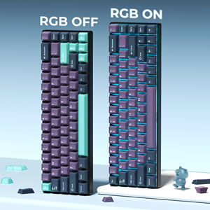 Capuchons <span class=keywords><strong>de</strong></span> touches <span class=keywords><strong>de</strong></span> clavier mécanique XVX, série Chromatic Tales, Abyss Mirage, double injection, profil Cherry, PBT, ensemble <span class=keywords><strong>de</strong></span> 216 touches - Product Image 5