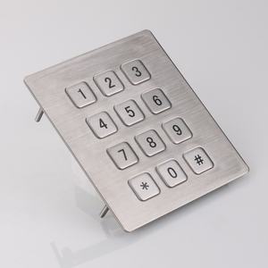 12ボタンマトリックス防水ステンレス鋼304アクセス制御システムキーパッドIP65保護およびCE認証 - Product Image 5