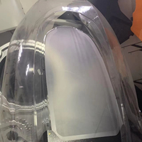 Fabricant de formage sous vide personnalisé PC PMMA Feuilles de plastique dôme en plastique transparent Autres produits en plastique