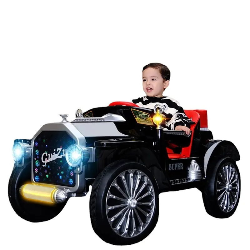Children's four -wheel toy cars can take people Kids Electric Ride On Train