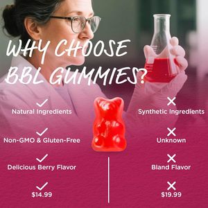 Gummies pour les fesses OEM ODM sous marque privée pour femmes, Gummies BBL avec mélange d'herbes Curva Boost - Product Image 3