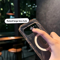Étui de téléphone magnétique résistant aux rayures et aux hautes températures en PC+TPU avec paillettes IMD pour Google Pixel 10A Pixel 10 Pro XL