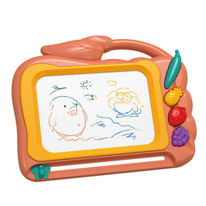 Tableau magnétique effaçable et réinscriptible pour les tout-petits, éducation précoce de 2 à 4 ans, toile en plastique de style album - Product Image 1