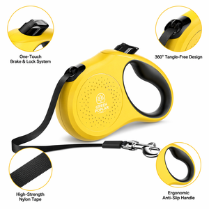 Premium 3m 5m 8m OEM Automatic BPA Free Non Slip Grip Hands Free Strong Custom Nylon Retractable <b>Dog</b> <b>Leash</b> - Product Image 2