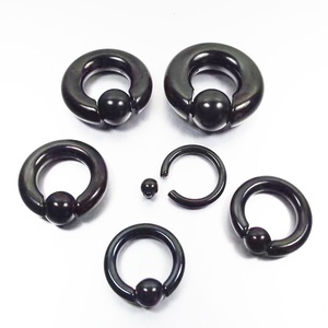 Anillo universal de acrílico con forma geométrica, estilo minimalista europeo-americano, de gran tamaño, para <span class=keywords><strong>piercing</strong></span> de nariz, transfronterizo. - Product Image 1