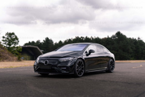 Kit carrosserie amélioré en fibre de carbone pour Mercedes-Benz EQS 53 450+ 580, comprenant séparateur avant, diffuseur, prise d'air, aileron arrière, auto-adhésif, 2021- - Product Image 5