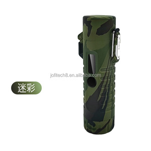 Encendedor Eléctrico de Arco de Plasma con Linterna, Recargable, Impermeable, para Camping al Aire Libre, Diseño de Camuflaje - Product Image 4