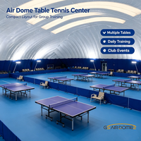 1. Pusat Tenis Meja Air Dome, Kubah Olahraga Tiup Kompak untuk Latihan Tenis Meja