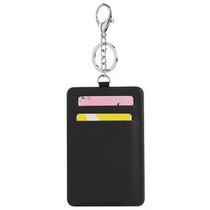 Promotion Sublimation <b>ID</b> Card <b>Holder</b> for Name Badge Work Card Office Business Gifts Sublimation Blank Pu Leather <b>Id</b> Badge <b>Holder</b> - Product Image 4