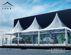 Pretty transparent tents of pagoda tents for cafe ,hospitality and catering for sale