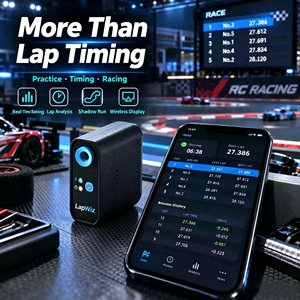 Интеллектуальная система измерения <span class=keywords><strong>времени</strong></span> для гонок SKYRC LapWiz RT004 с инфракрасным счетчиком кругов и транспондером T01 для радиоуправляемых гоночных машин 1/10, 1/8, Mini-Z. - Product Image 2