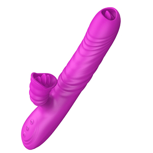 เครื่องกระตุ้นความสุขทางเพศแบบสั่นสะเทือนสองหัว 5 ระดับความถี่ สำหรับผู้ใหญ่ - Product Image 4