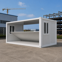 Maison préfabriquée pliable en conteneur de 40 pieds, maison modulaire en conteneur pour kiosque de vente au détail