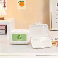 Pastillero Semanal Portátil de PP Impermeable con 8 Compartimentos y Colores Personalizables al por Mayor