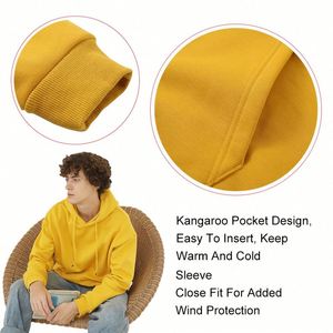 Échantillon vierge personnalisé 6XL, sérigraphié en relief, en molleton bouclette 500 g/m² (60 % coton, 40 % polyester), coupe classique, grammage lourd, automne, demi-zip - Product Image 3